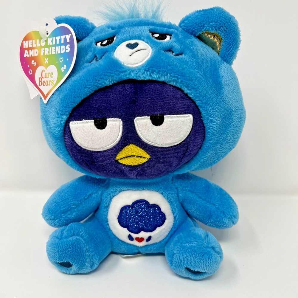 Badtz-Maru Dressed As Grumpy Bear 8" Fun-Size Plush Care Bear Blue Sanrio